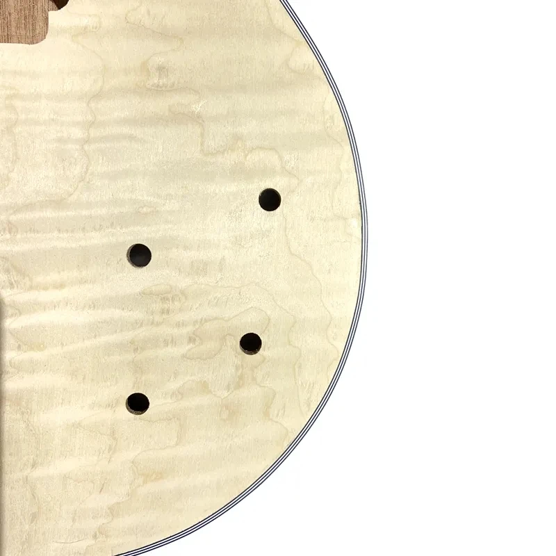 Unfinished best quality LP style Electric guitar body Mahogany Wood ,One Piece wood Made, DIY Electric Guitars Parts Accessories