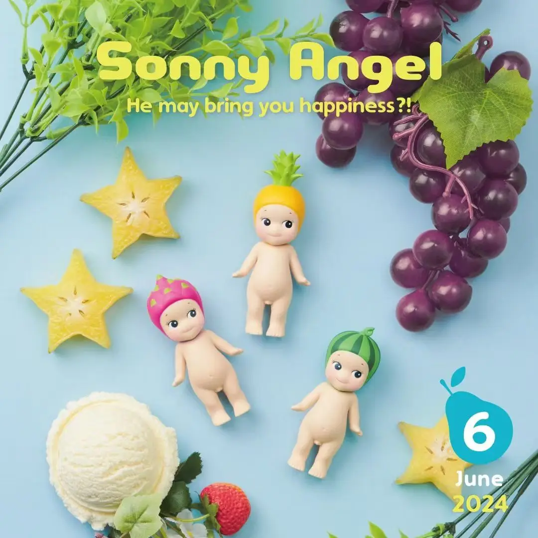 Sonny Angel Blind Box Speelgoed Fruit Serie Anime Actiefiguren Desktop Auto's Ornamenten Poppen Fans Meisjes Kerstcadeau voor kinderen