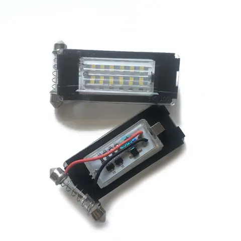 R56 R57 2x Dropship 용 2 세대 미니 용 번호판 LED 라이트 후면 번호 램프