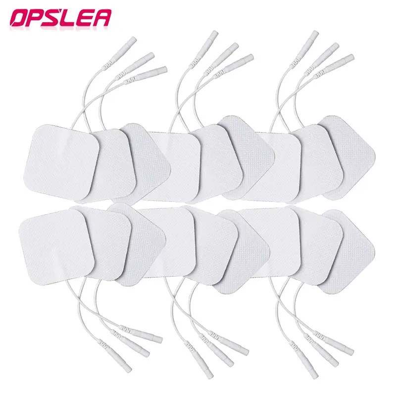 10/20Pcs TENS Pads EMS Nerve Muscle Stimulator Massager Silicone Gel Patch Electrode Pads Digital Acupuncture Physiotherapy