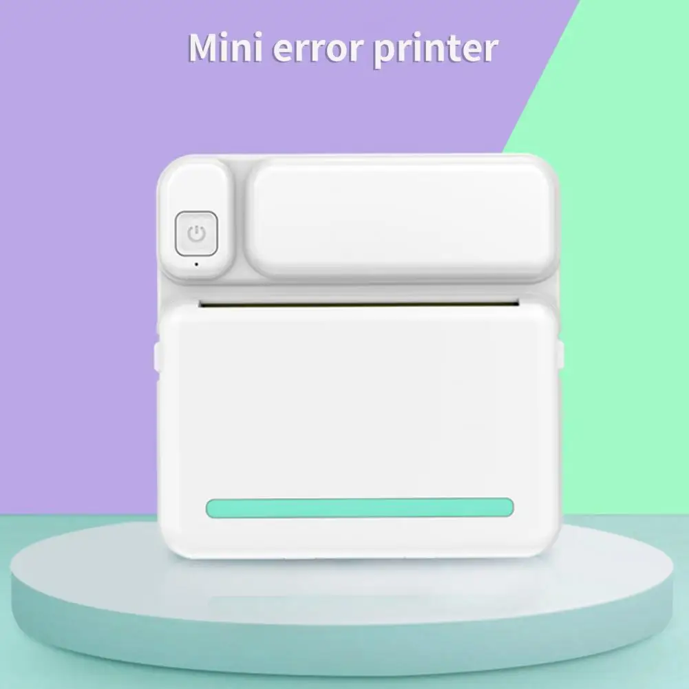 Pocket Printer Inkless Thermal Printing ABS Small Photo Printing Machine for Home