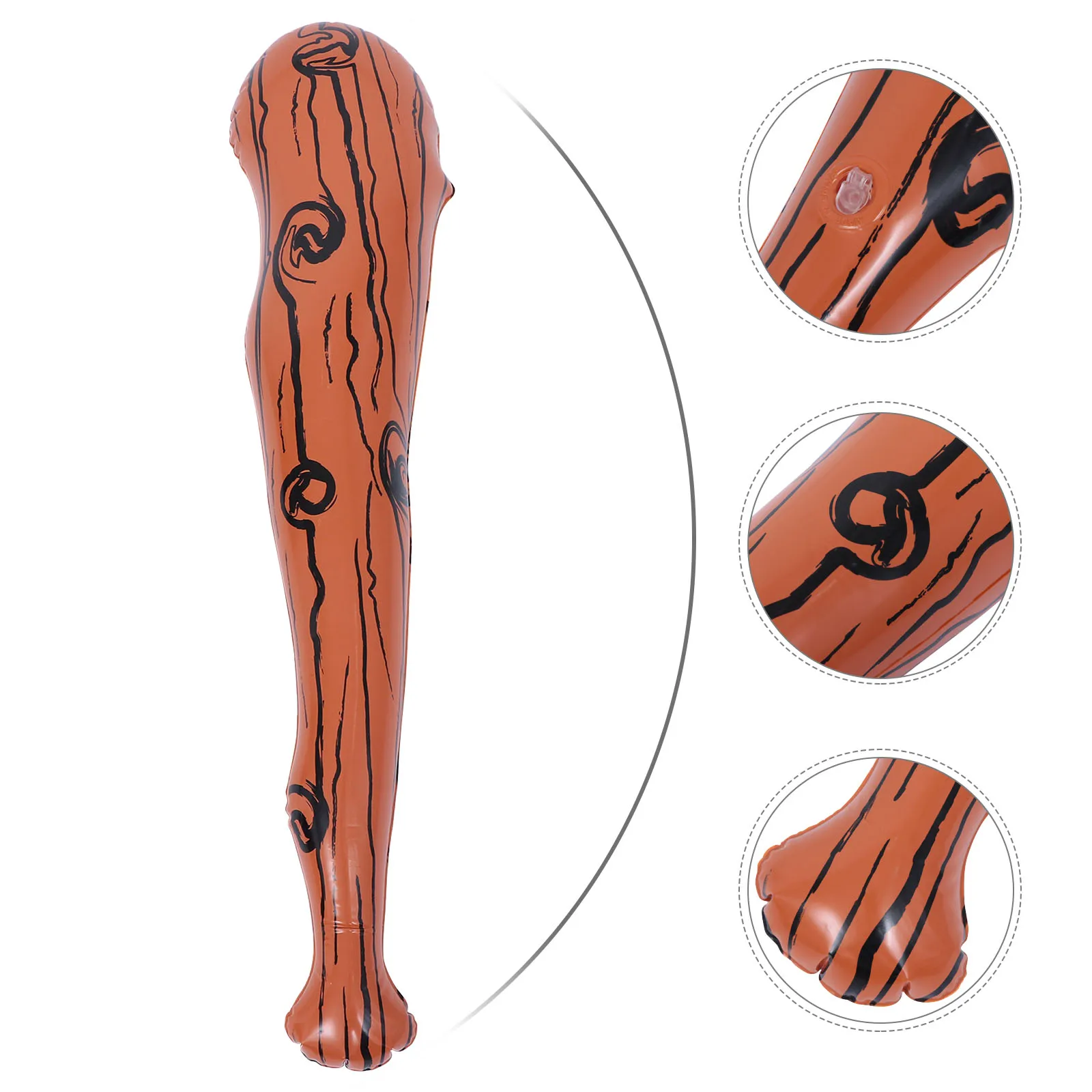 Bate de béisbol inflable, juguete para fiesta de Carnaval, accesorio de porristas, recuerdos de fiesta de béisbol de PVC, 1 ud.