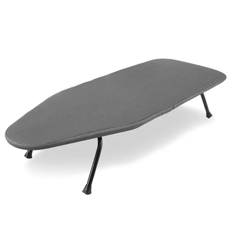 

ABMO Foldable Ironing Board Home Dorm Space Saving Small Ironing Board Portable Tabletop Ironing Board With Hook For Laundry