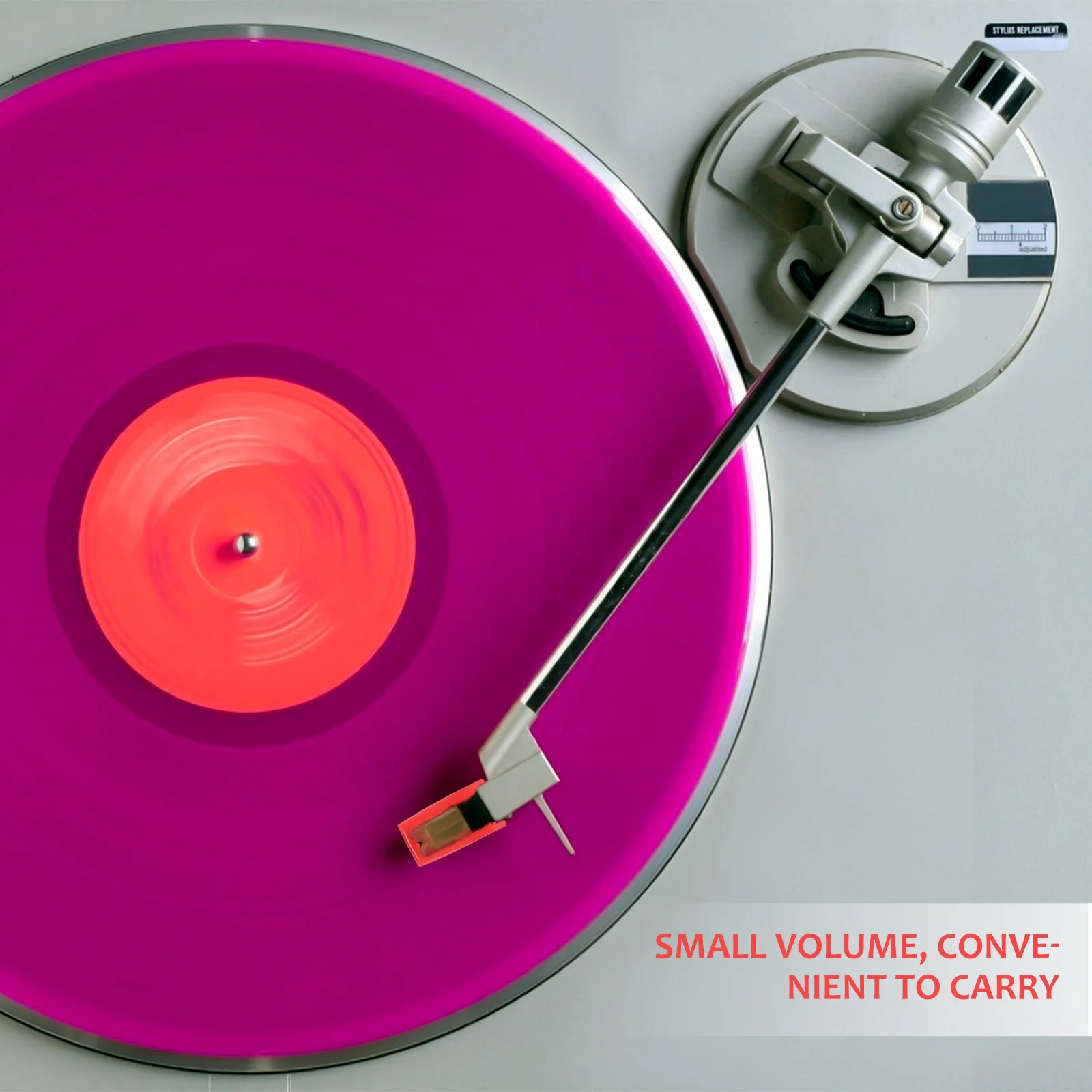 

2Pcs Stylus Needles for Phonograph Turntable Replacement Premium Material Not Easy to Deform Clear Sound Output Reliable