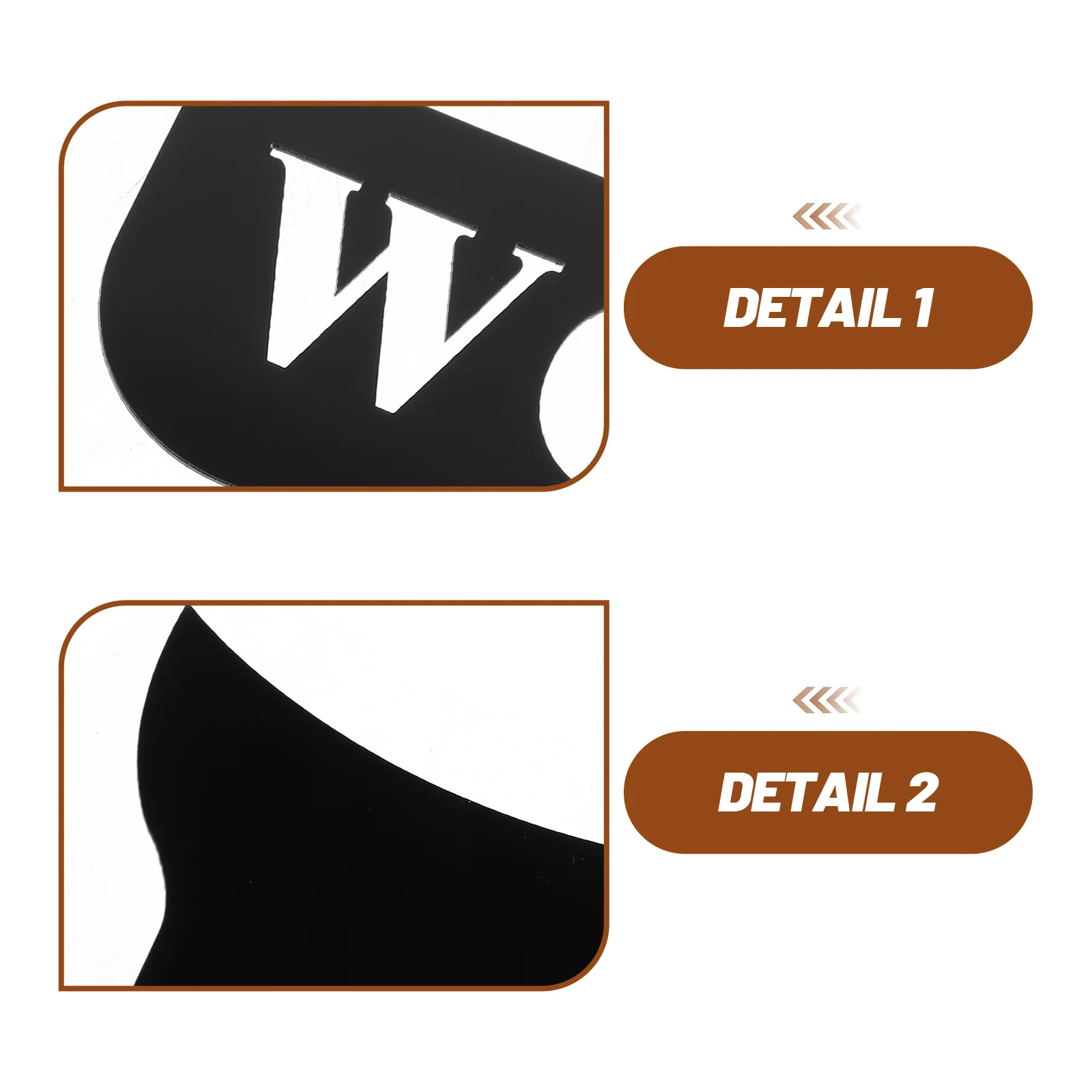 6pcs 3D Wall Sticker Acrylic Waterproof Toilet Sign Self-Adhesive Bathroom Door Decal For Home Hotel Office Restroom Decor