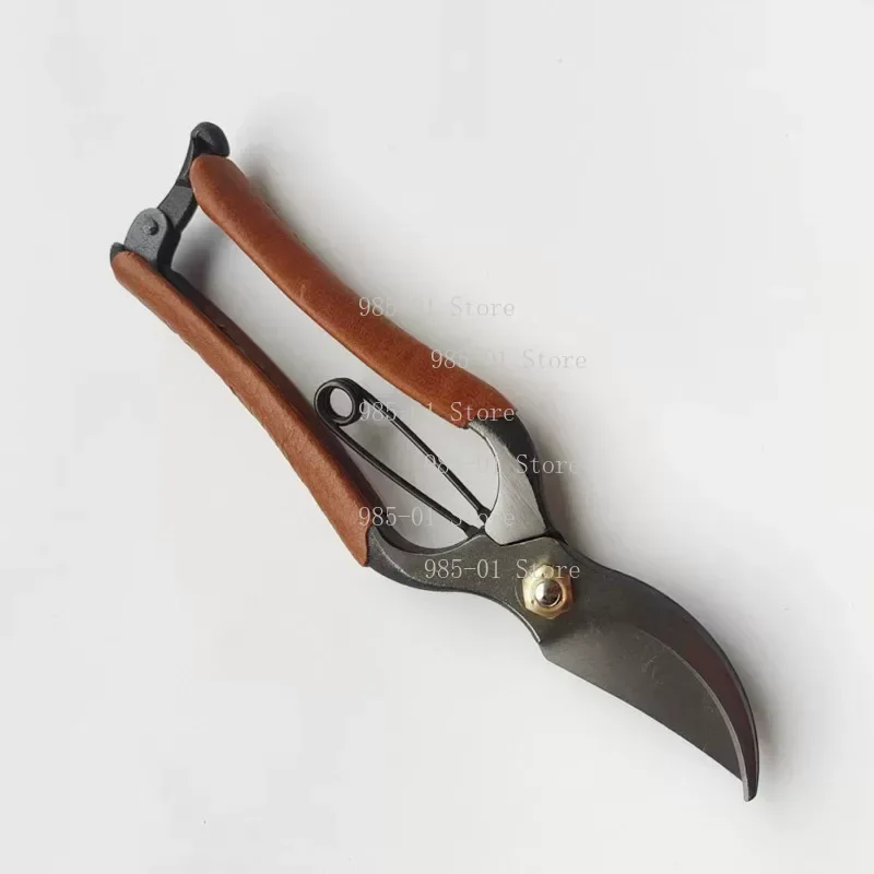 Vintage Hand Forged Pruning Shears Heavy Duty Fruit Tree Branch Garden Scissors