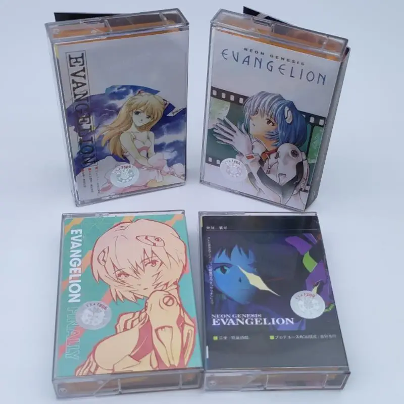 Anime Soundtracks Box, Cosplay Cassetes, EVA, Naruto, Langley, Soryu, Utada, One Last Kiss, EVA, Evangelion, Asuka, Cassetes