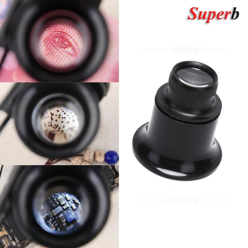 Alat Kaca Pembesar Jam Tangan Kaca Pembesar Lingkaran Pembesar Mata Alat Pembuat Jam 3X 5X 10X 15X 20X Alat Pembesar Perhiasan