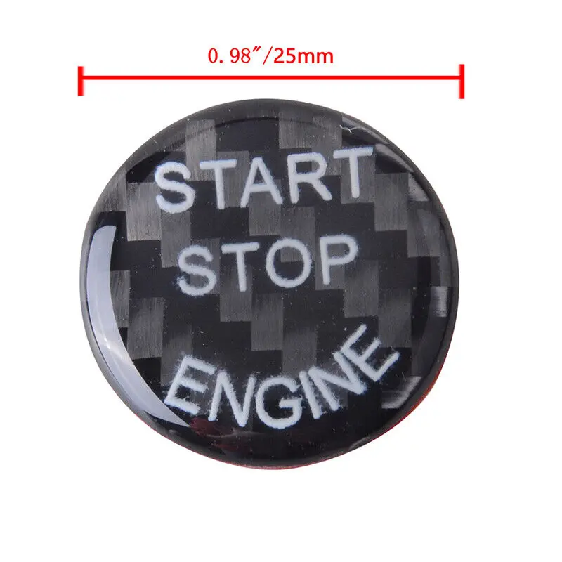 Engine Start Stop Button Trim Ring Sticker For BMW Z4 E89 2009-2016 E90/E92/E93