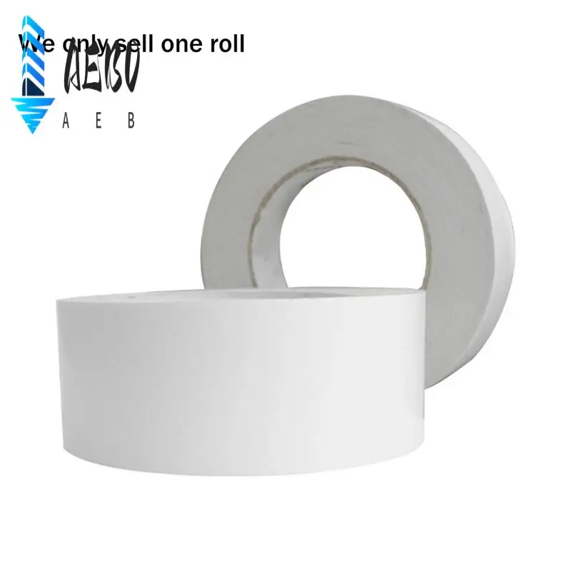 AEB0-مناسبة للجولف عالية اللزوجة قبضة بيضاء الغراء جولف الحديد قبضة لاصق على الوجهين 18 مم × 50 م