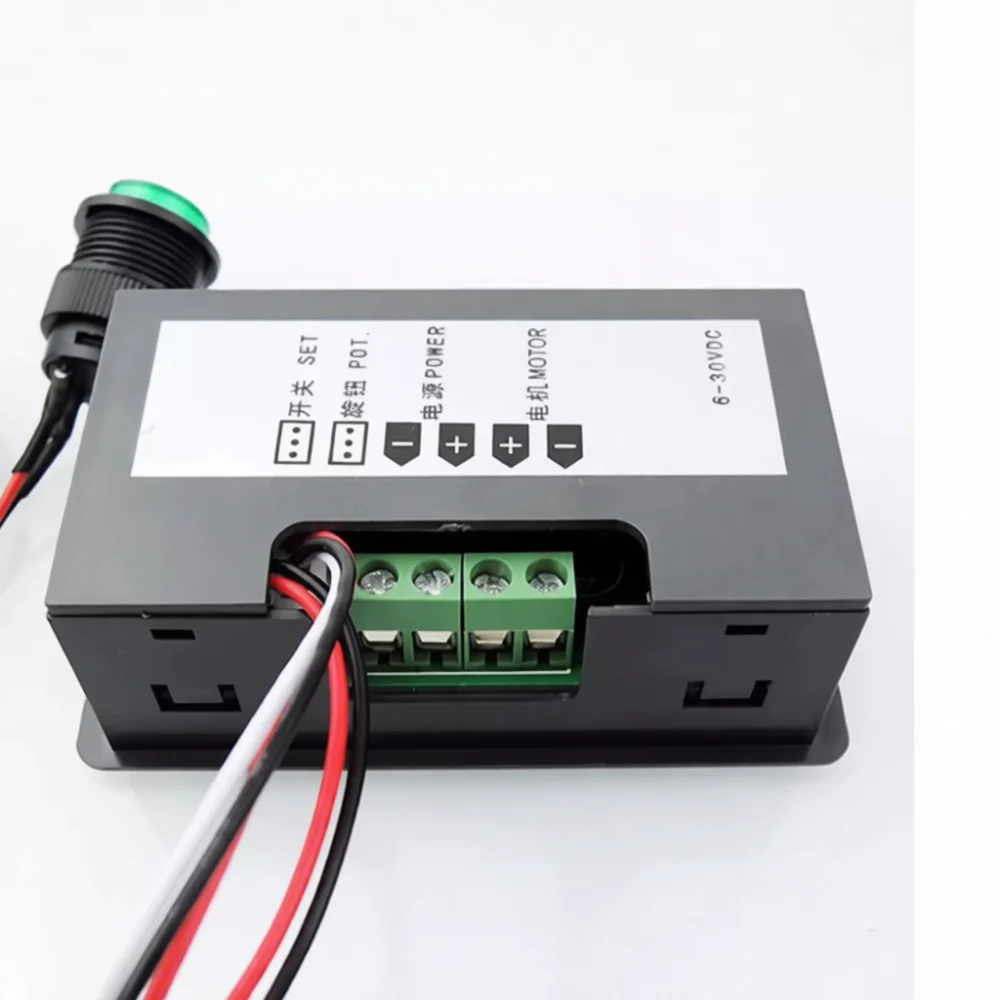 Digital Display PWM DC Motor Speed Regulator CCM5D Module 6V 12V 24V Stepless Adjustable Governor Switch Control Device
