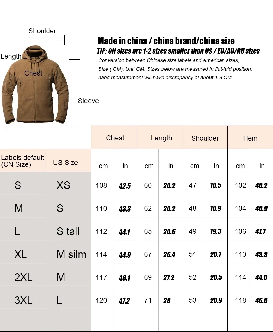 KIICEILING Multicam Camouflage Winter Thermal Fleece Tactical Jacket Men Outdoors Sports Hooded Coat Hiking Windbreaker