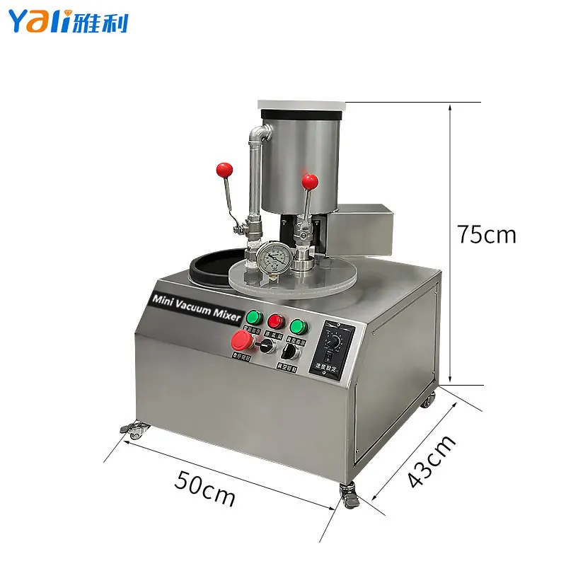 Efficient Full Function Industrial Mixer Machine Vacuum Pumb Built-in Investment Powder Mixing for Jewelry Making Casting
