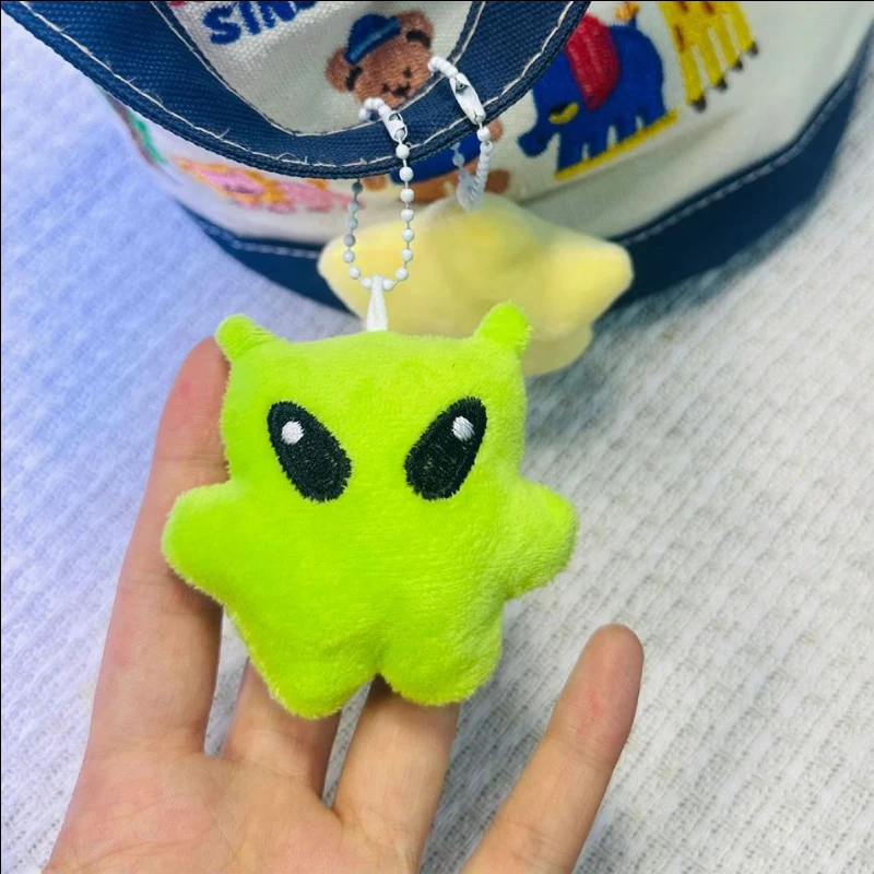 1/2Pcs New Cartoon Cute Star High Beauty Plush Doll Pendant Mobile Phone Rope Bag Pendant Car Keychain Versatile Birthday Gift view 3