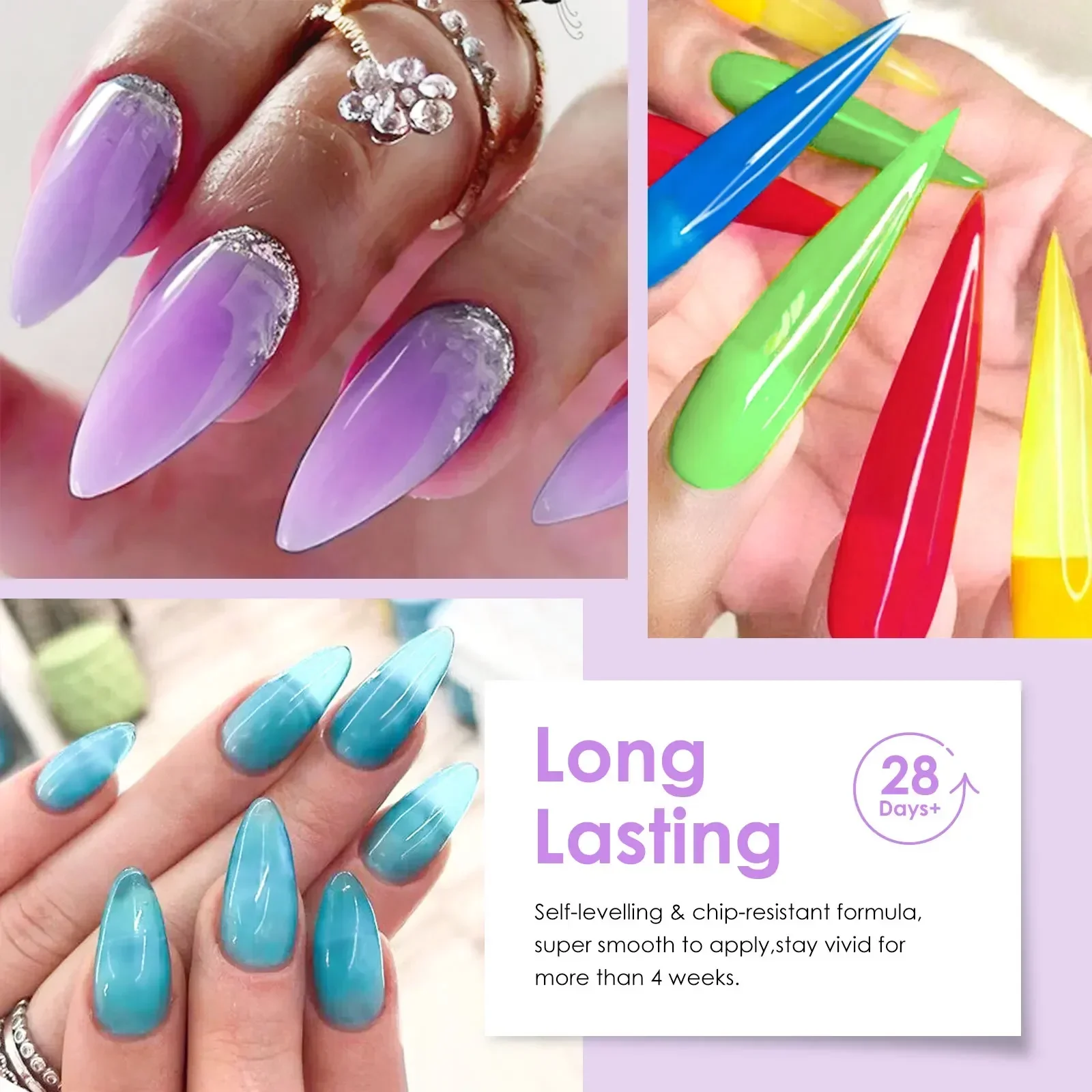 18 개/대 Mtssii 누드 크리스탈 글리터 고무베이스 젤 세트 자연 색상 세미 퍼머넌트 UV LED 젤 네일 아트 바니시 키트