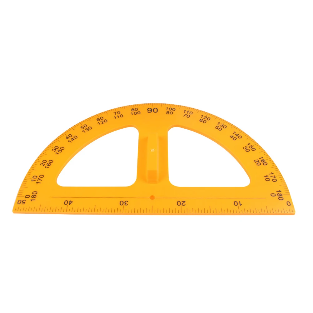 Protractor Teaching Aids Tool Drafting Tools Precision Geometry Ruler School Stationery