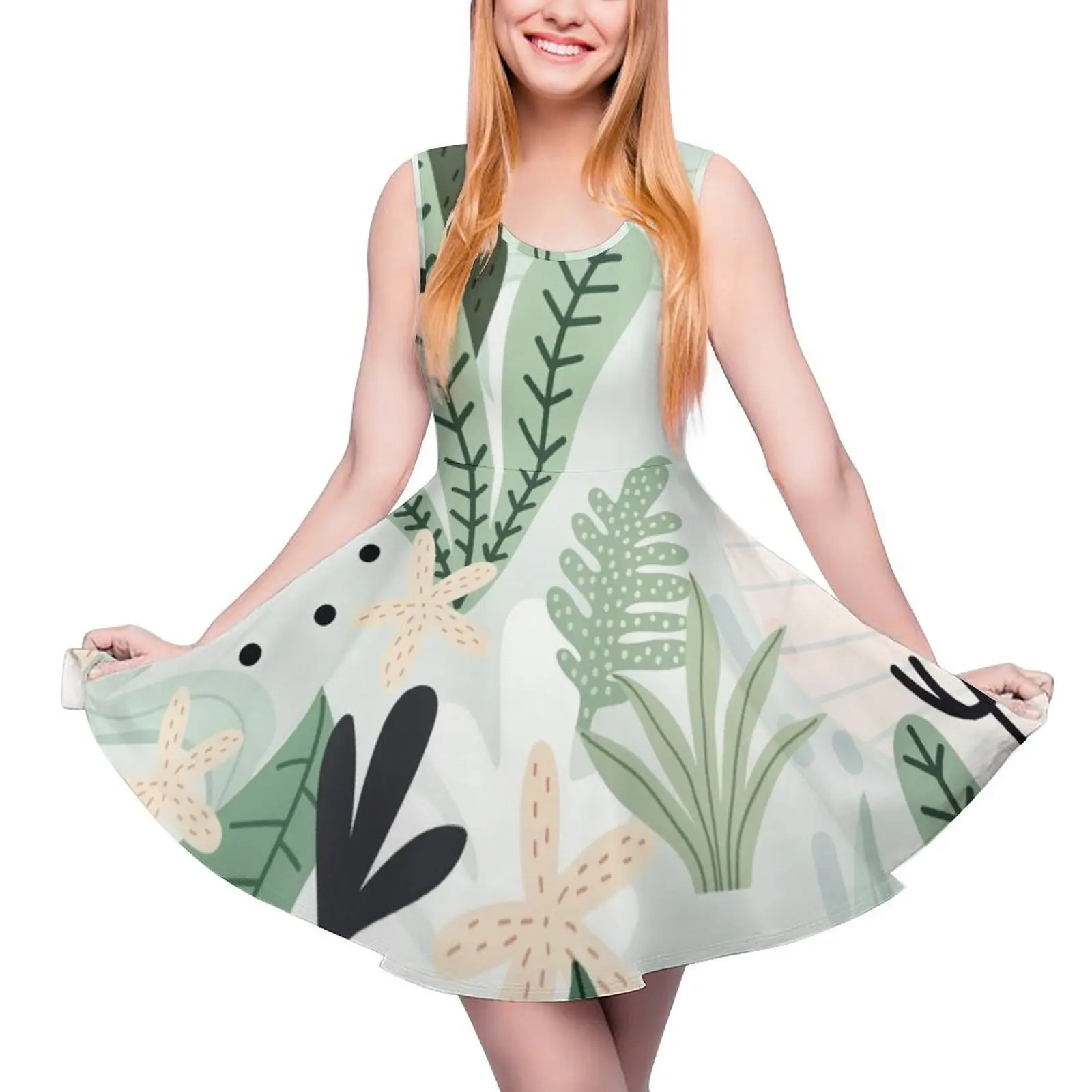 

Into the jungle v2 Sleeveless Dress birthday dress Aesthetic clothing Women"s summer suit