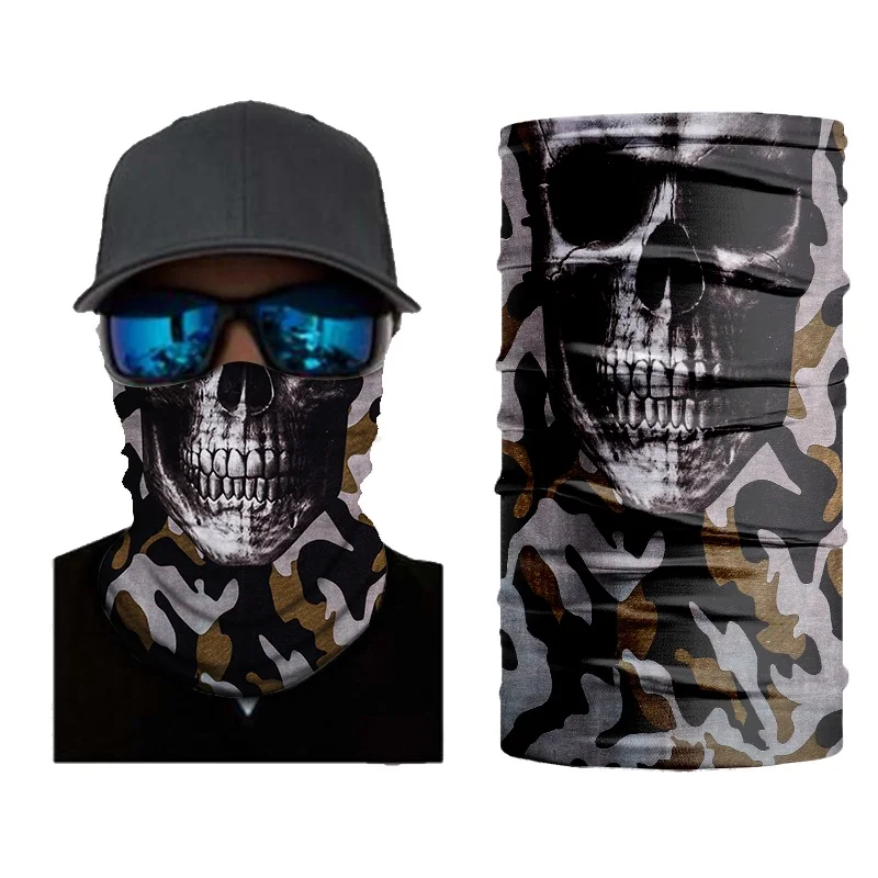 Skull Bandana Cap Toca Skull Face Mask Ninja Biker Motorcycle Parts Cycling Balaclava