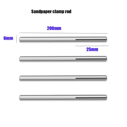 2.35mm-6mm shank diameter electric tool sandpaper clamp rod sanding needle clamp oral sandcloth clamp