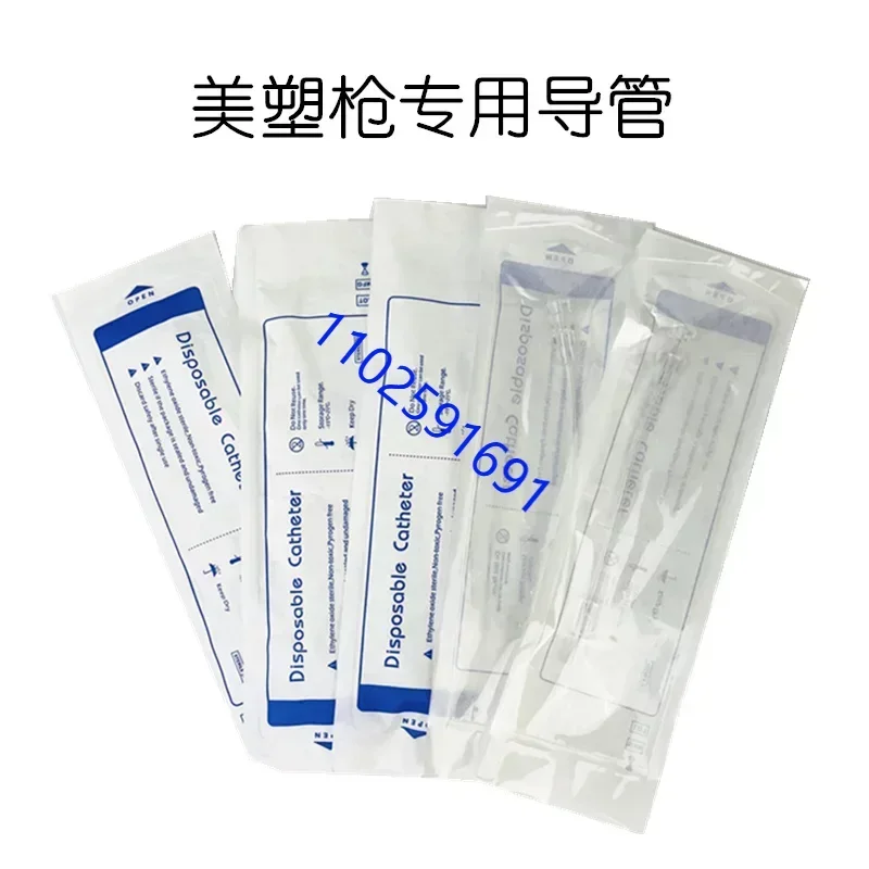 10pcs Disposable Catheter for Mesogun Mesotherapy Injection Water Light Beauty Equipment Consumables Mesotherapy Catheter