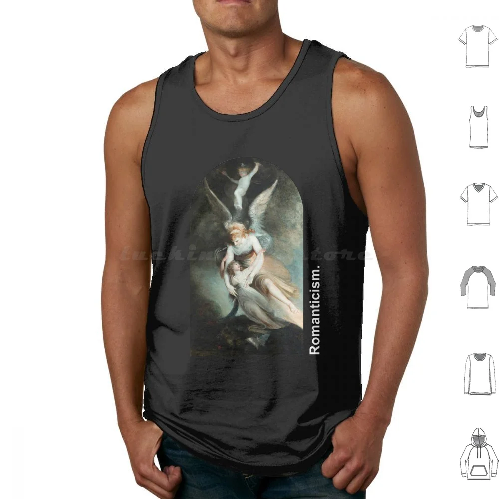 Romanticism-Classical Art Tank Tops Print Cotton Darkacademia Dark Academia Classical Art Academic Art Dark