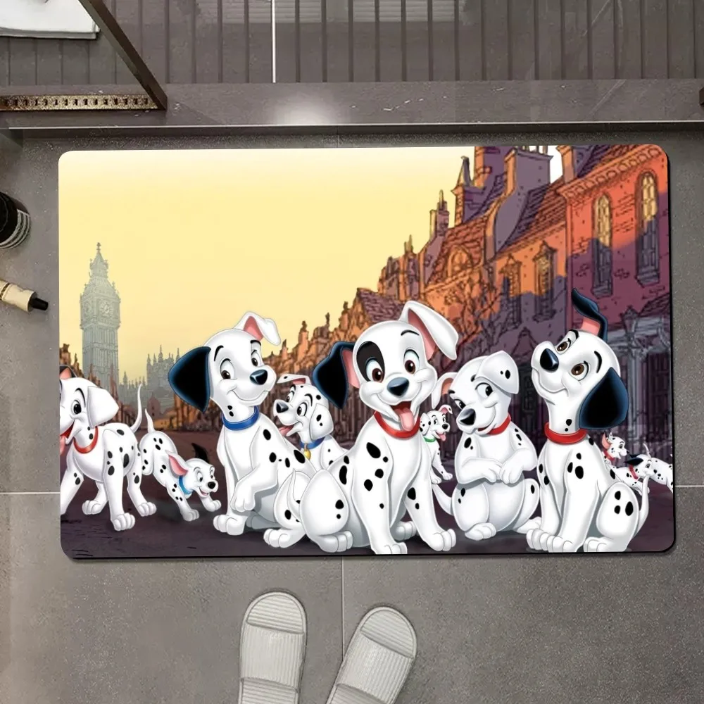 Disney 101 Dalmatians Floor Mat Anti-Slip Kitchen Bedroom Handmade Tufted Rug Carpet Living Room Entrance Rug