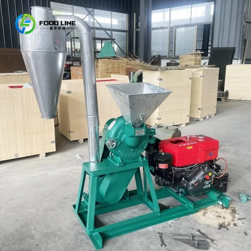 Customized Feed Straw Crusher Grinder Grain Corn Flour Hammer Mill Maize Corn Grinding Machine Wheat Milling Machine