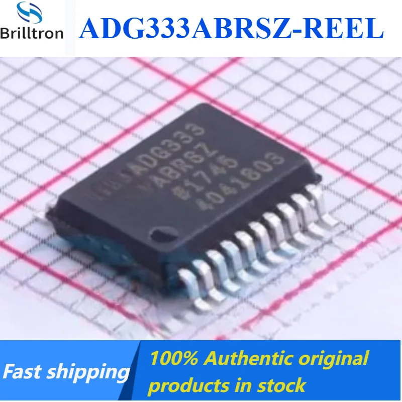 5-20PCS  ADG333ABRSZ-REEL SSOP-20 Multiplexer Chip Brand New Original Stock , Fast Shipping.