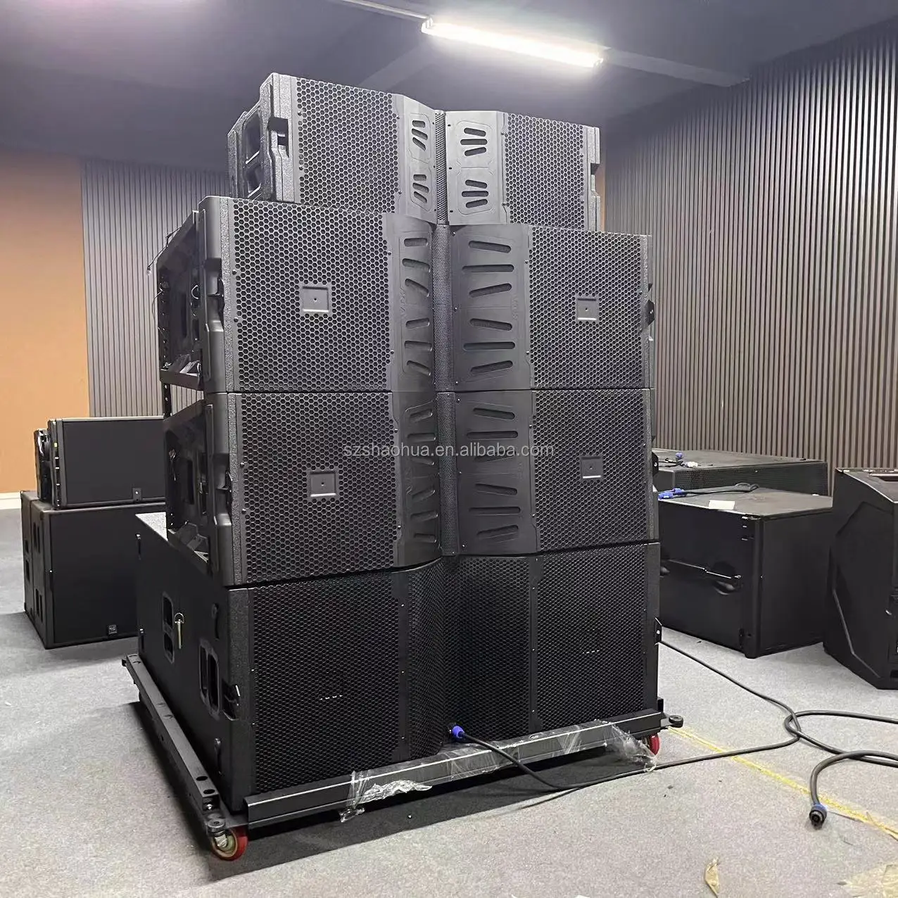 VTX V20 Dual 10 Inch 3 Ways Professional Loudspeakers Passive Line Array Speaker System for Project