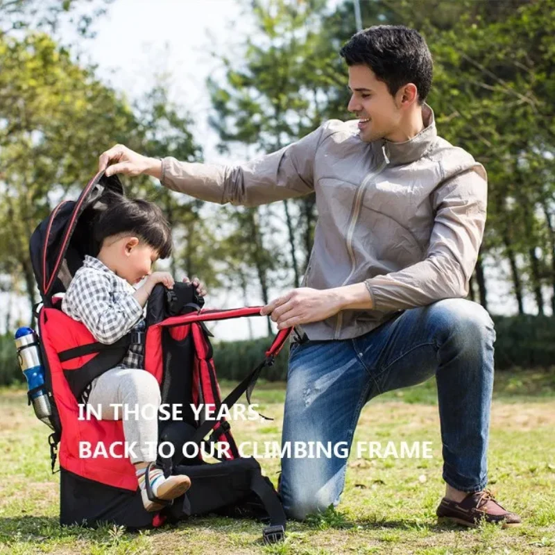 Multifunctional Baby Hiking  Backpack Waterproof Child Travel Backrest Toddler Outdoor Climbing Chair Shoulder Carry Bag