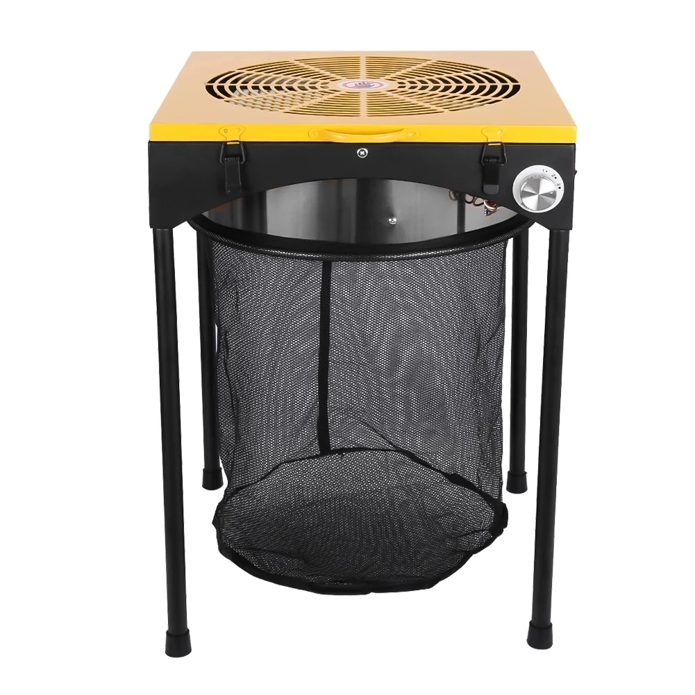 3 Speed Hydroponic Leaf Bud Trimmer Trim Reaper 18" Table Electric Grass Trimmer Machine with 6 Extra Blades