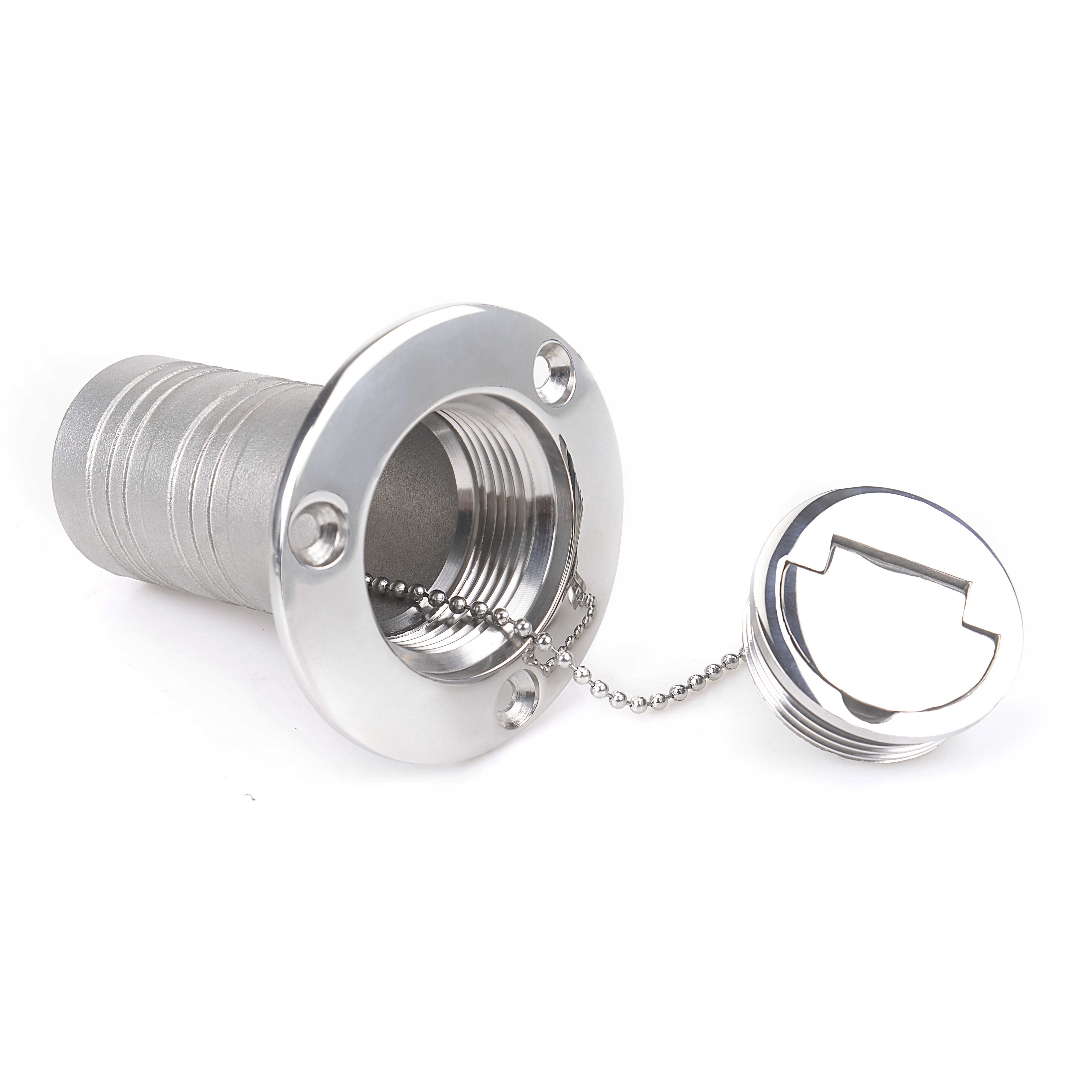 38MM KEY Boat Deck Fuel/Gas/Water/Waste Fill/Filler Tank Key Cap Marine 316 Stainless Steel Yacht Caravan with Keys Screws