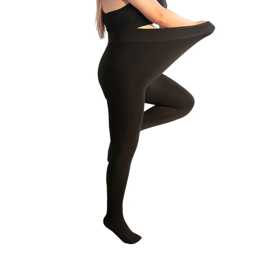 

Winter Tights High Waist Pantyhose Solid Color High Elastic Thick Leggings Women Warm Female Stockings Thermal Pantyhose Women