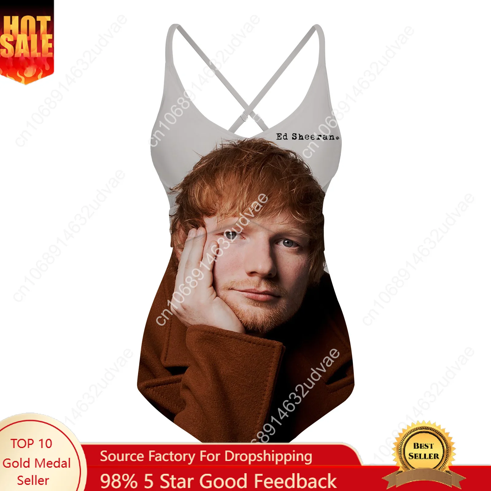 

Ed Sheeran Купальник Женские купальники на бретельках Персонализированные сексуальные купальники Вечеринка у бассейна Пляжное бикини Летние купальные костюмы на заказ