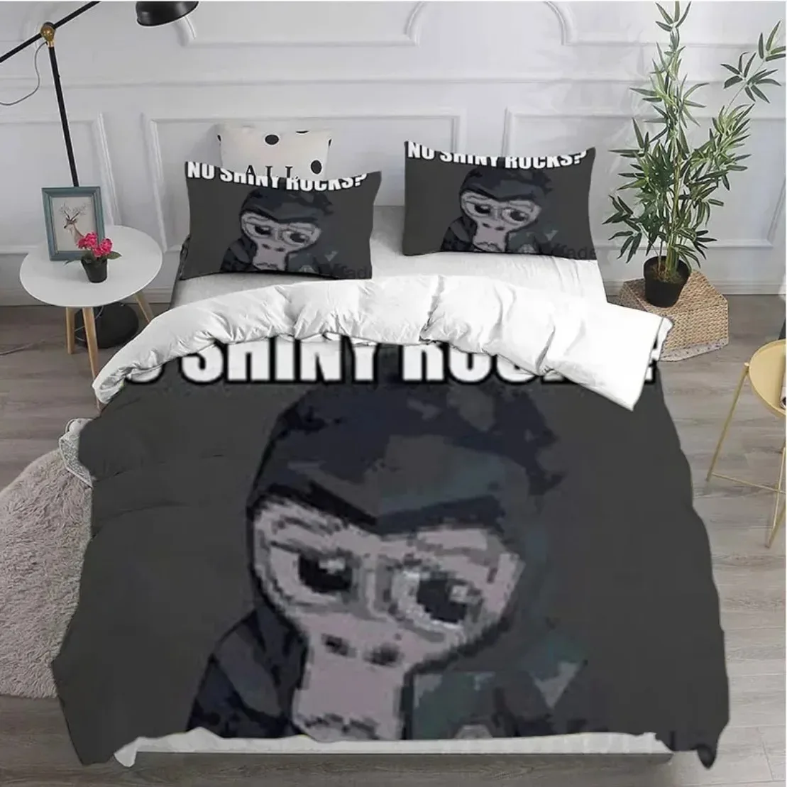 Gorilla Tag Bedding Sets Video Game Design VR Gamer Duvet Cover,Comforter Quilt Bed Cover Sets Bedroom Decoration Home Supplies