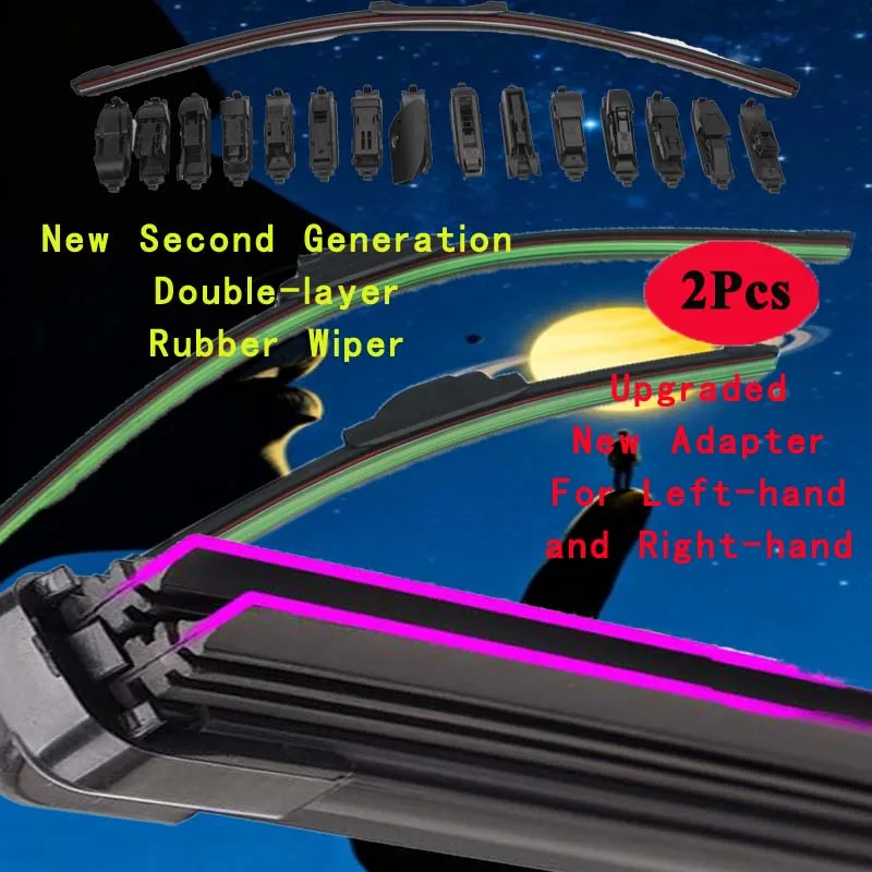 

2x for Mercedes Benz A Class W169 2005~2012 Front Rear Set Wiper Blades Arm Window Windshield Windscreen Auto Accessory LHD RHD