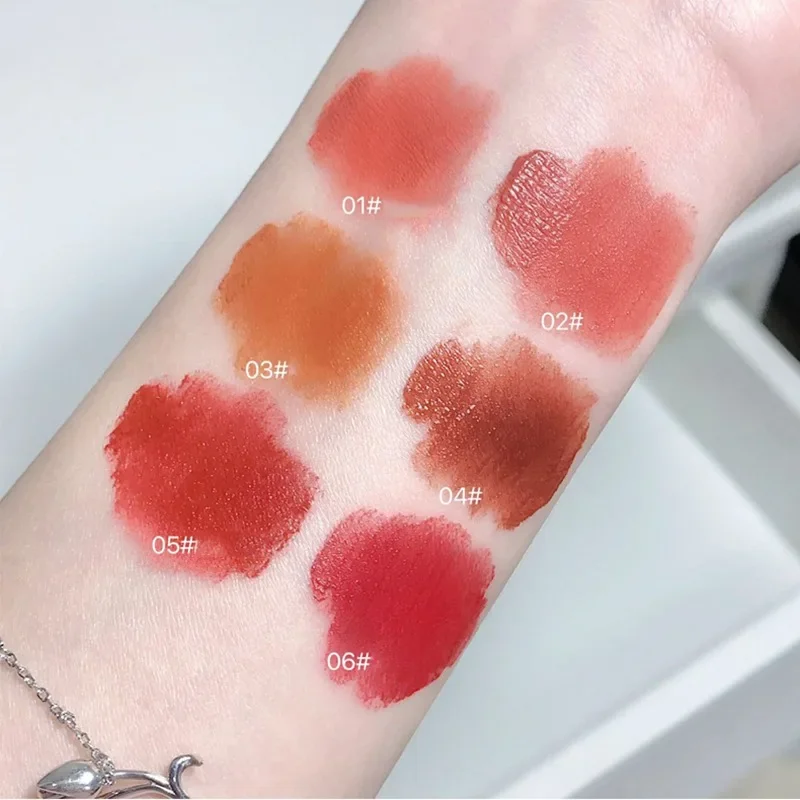 Süßes Kaninchen, matt, samtig, Lippenglasur, Sommer, schöner Hase, Schlüsselanhänger, Lippenschlamm, matte Textur, Lippenstift, rosa, rot, Lipgloss, Tönung, Kosmetik