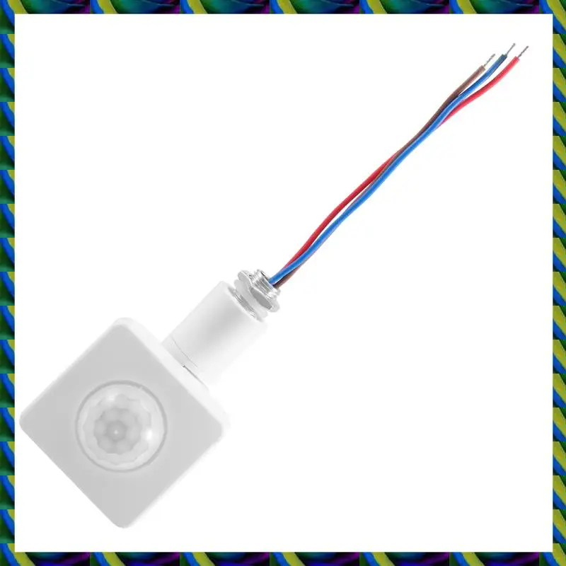 يوميا 220 فولت جسم الإنسان الصغير مستشعر الأشعة تحت الحمراء الأشعة تحت الحمراء مفتاح مستشعر الجسم LED كشاف ضوء PIR محس حركة قابل للتعديل