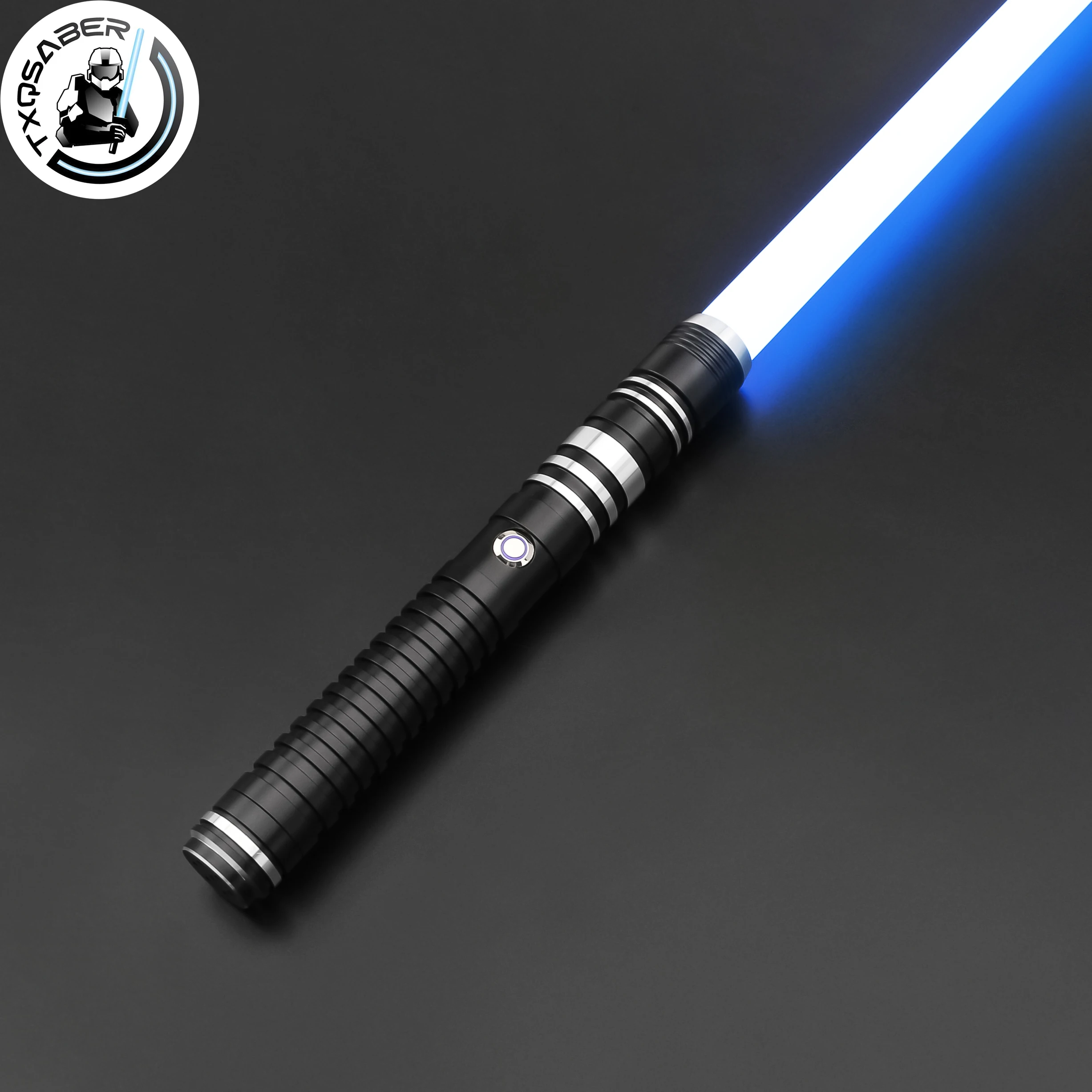 

TXQSABER Lightsaber Heavy Dueling Laser Saber SDRGB Neo Pixel Lightsaber Metal Hilt Smooth Swing Force for Cosplay Adult Toys