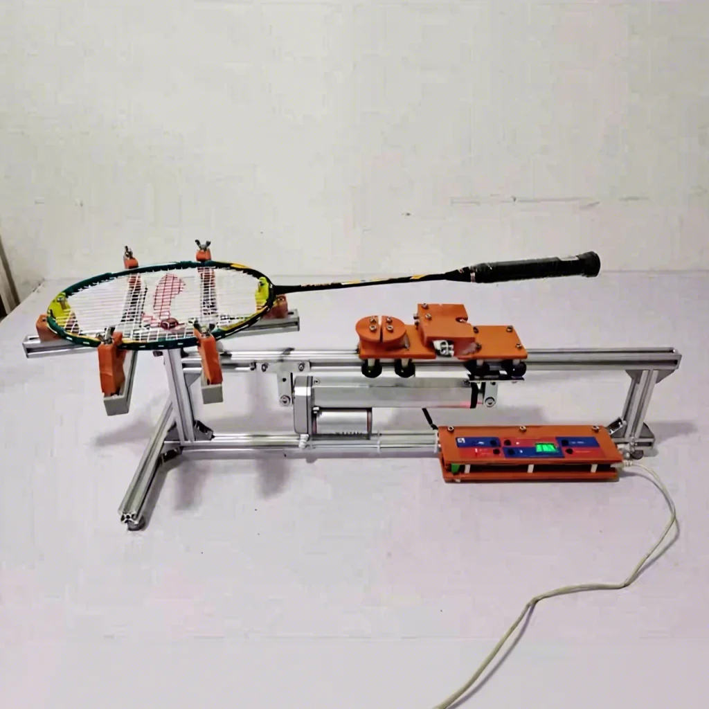 Fast Shipping of 20-30 Pounds Intelligent Digital Electric Badminton Racket Threading Machine with Tension Control System