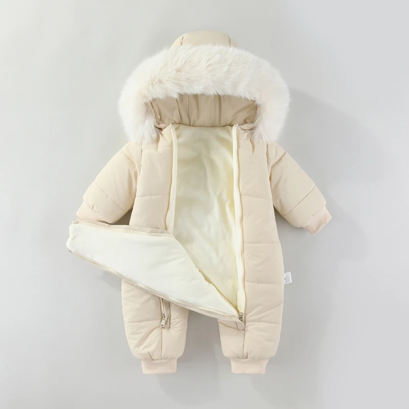 Newborn Baby Clothes New Autumn Winter Thicken Baby Parkas Cotton Warm Infant Jumpsuit Soft Baby Snow Wear Jacket for Baby 0-18M