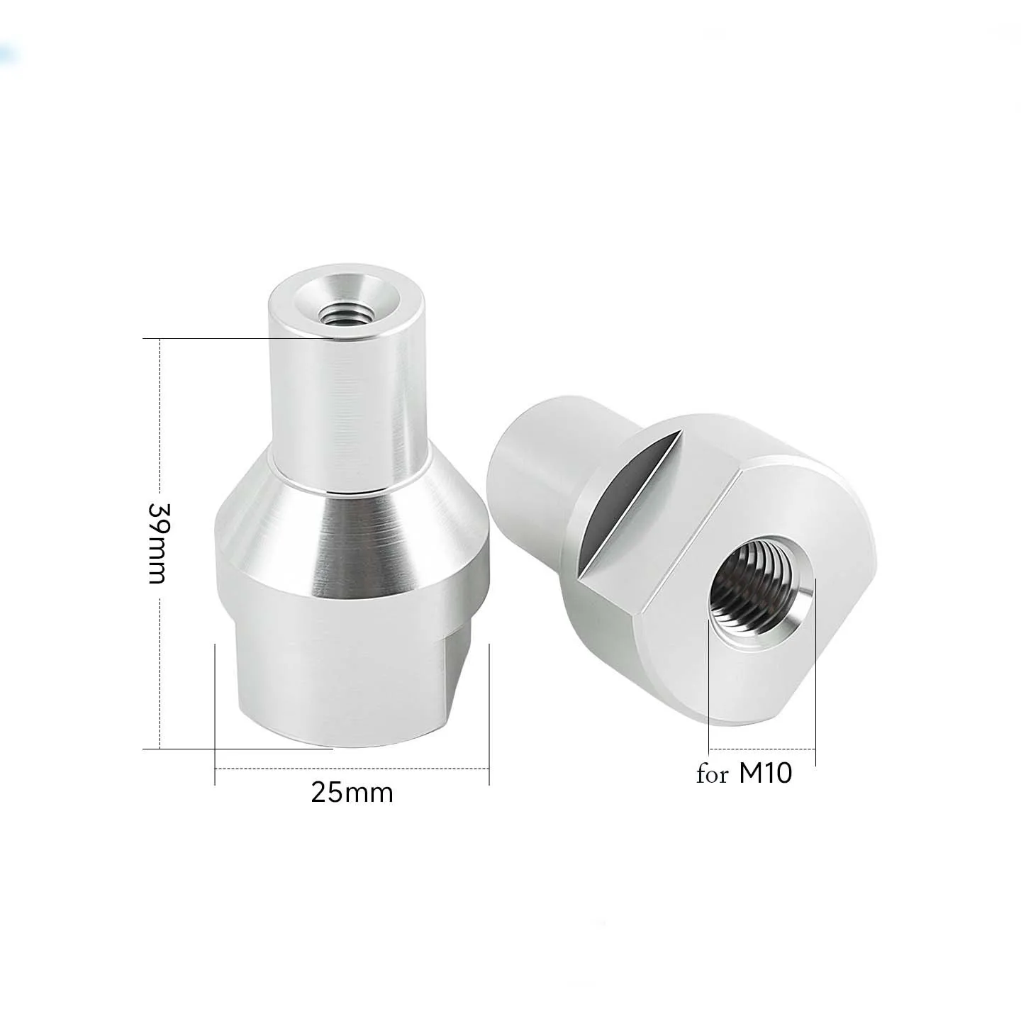 Aluminum Alloy Angle Grinder Flange Plate For M10 For M14 Adapter For 100mm Cutting Disc Mounting Secure Fastening Black Design