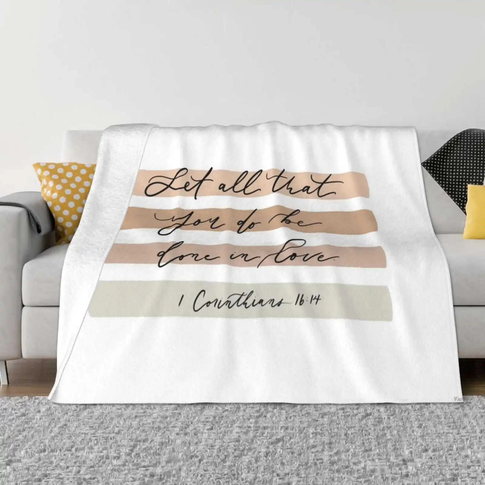 Let All That You Do Be Done In Love Top Quality Comfortable Bed Sofa Soft Blanket Christian Lyrics Bethel Holy Spirit Psalm 46