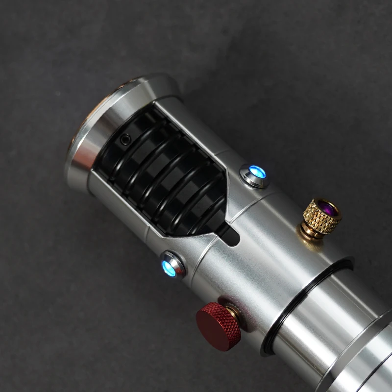 [89SABERS] Obi-wan EP1 lightsaber جميع المواد المعدنية، إعادة طباعة مقاسات دعامة الفيلم 1:1، مع 19 مجموعة من الخطوط الصوتية والمؤثرات الضوئية