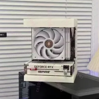Desktop Sea View Room Computer Itx Small Chassis Supports 17X17/17X19 Main Board SFX Power Supply