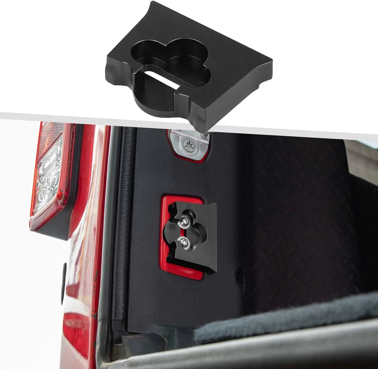 Tailgate Limiter Rear Door Stopper Compatible with Jeep Wrangler JK & JL 2006-2018+ Fix Awful Tailgate Rattle Noise