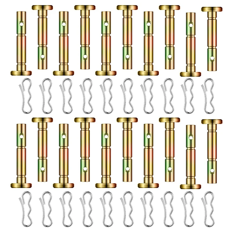 40 Pieces Shear Pins And Cotter Pins 738-04124 And 714-04040 Replacement Shear Pin And Bow Tie Lock Cotter