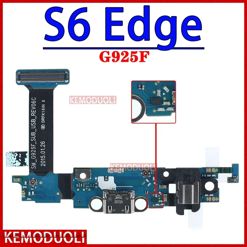 Usb Dock Charger Port for Samsung Galaxy S6 S7 S8 S9 Edge Plus + G920 G925 G930 G950 G955 G960 G965 F U Charging Board Module