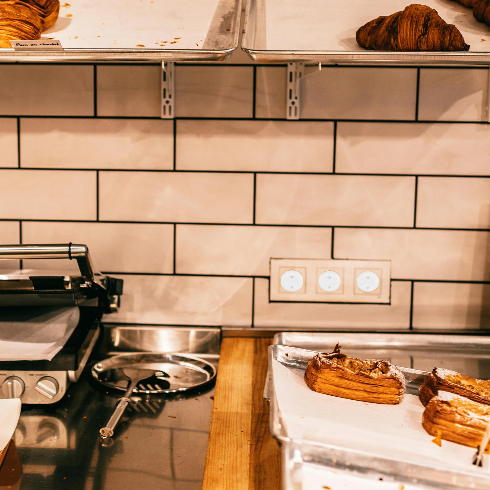 10 قطعة مقبس مخرج كهربائي متين يغطي حماة المكونات المقاومة للأطفال سلامة الطفل أغطية المكونات البلاستيكية للمنزل والمدرسة العامة