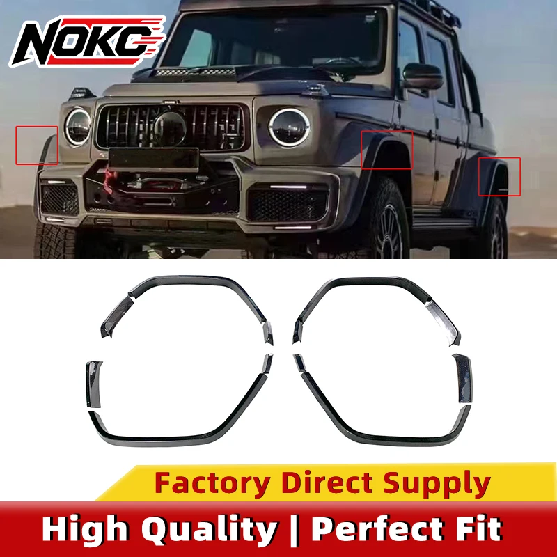 

B800 B Style Dry Carbon Fiber Wide Fender Flares Fit Mercedes G Class W464 1:1 OEM Direct Install Wide Body Wheel Arches Carbon